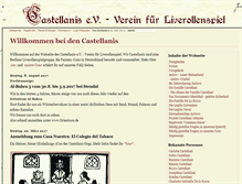 Tablet Screenshot of castellanis.de